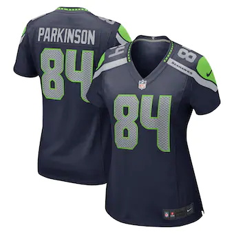 womens nike colby parkinson college navy seattle seahawks g